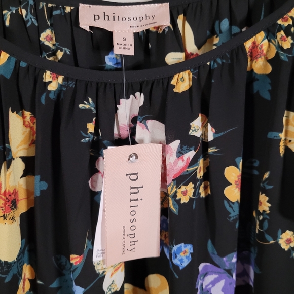 Philosophy Republic Clothing Flutter Raglan Sleeve Blouse | Business Casual Top - Picture 4 of 16